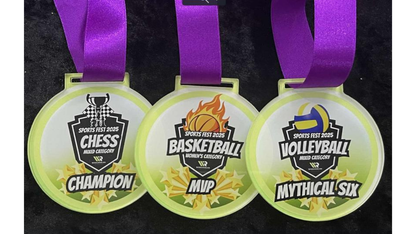 Acrylic Custom Shape Medals