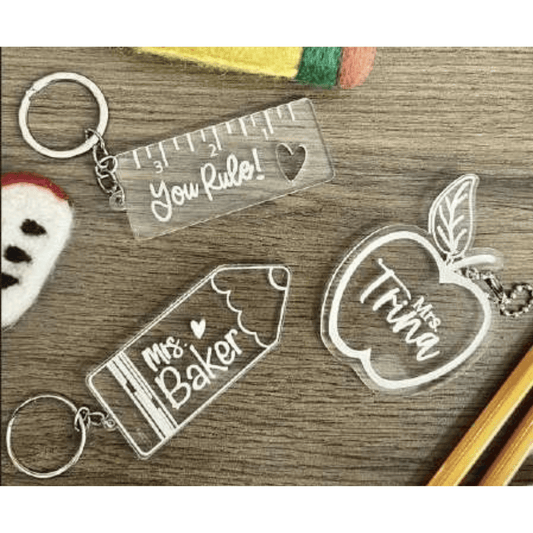 Acrylic Laser KeyChain