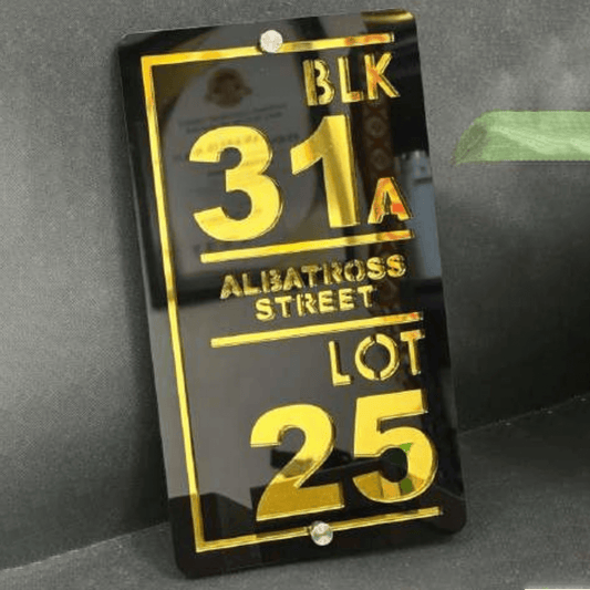 Acrylic Signage Collection- AS-004