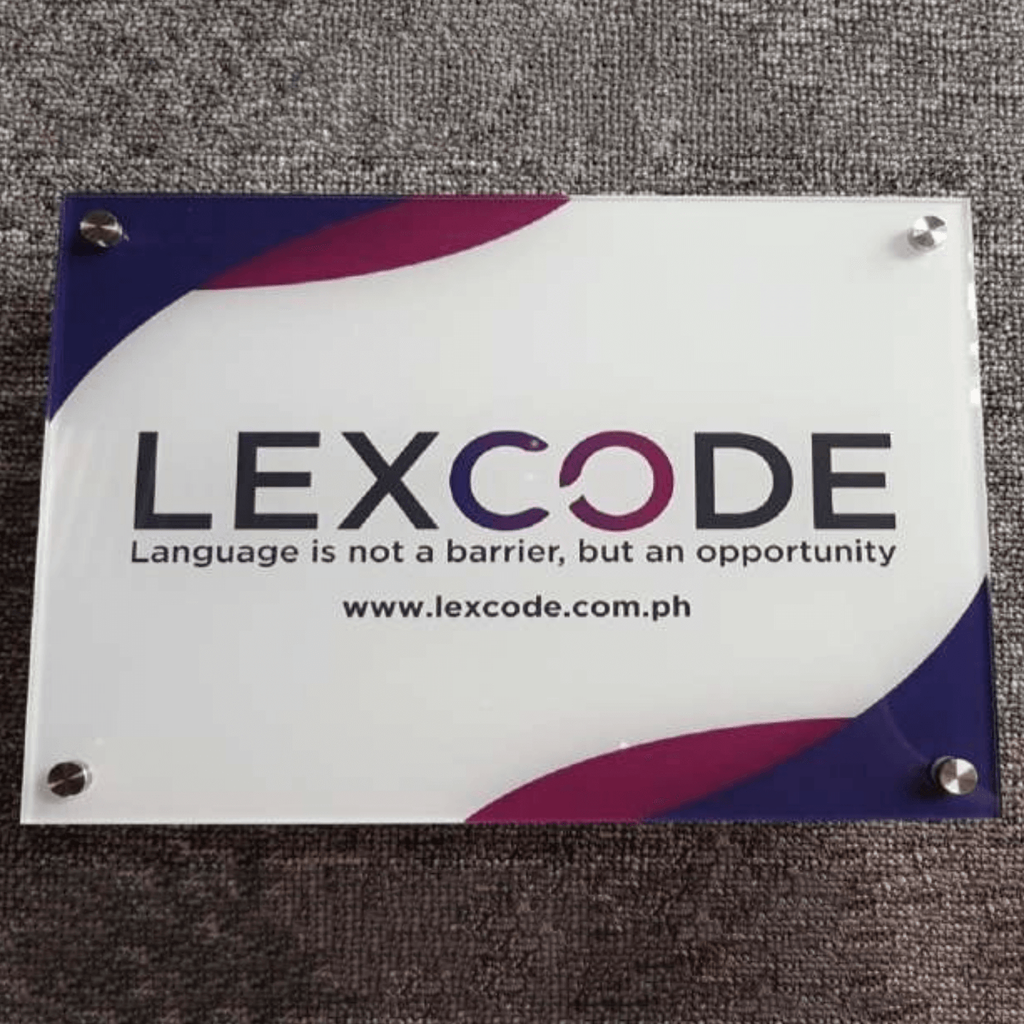 Acrylic Signage Collection- AS-007
