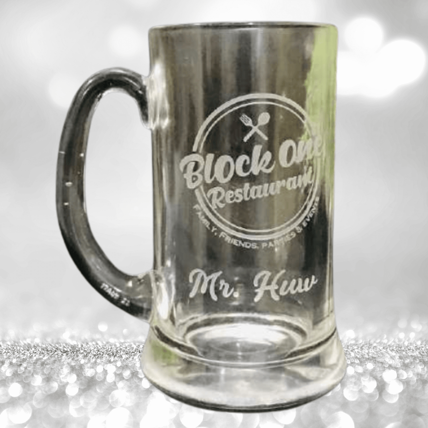 Beer Mug Glasses- Personalized products- BEER MUG 002