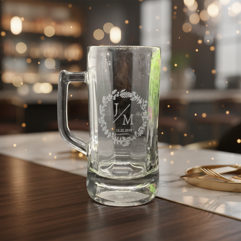 Beer Mug Glasses- Personalized products- BEER MUG 001