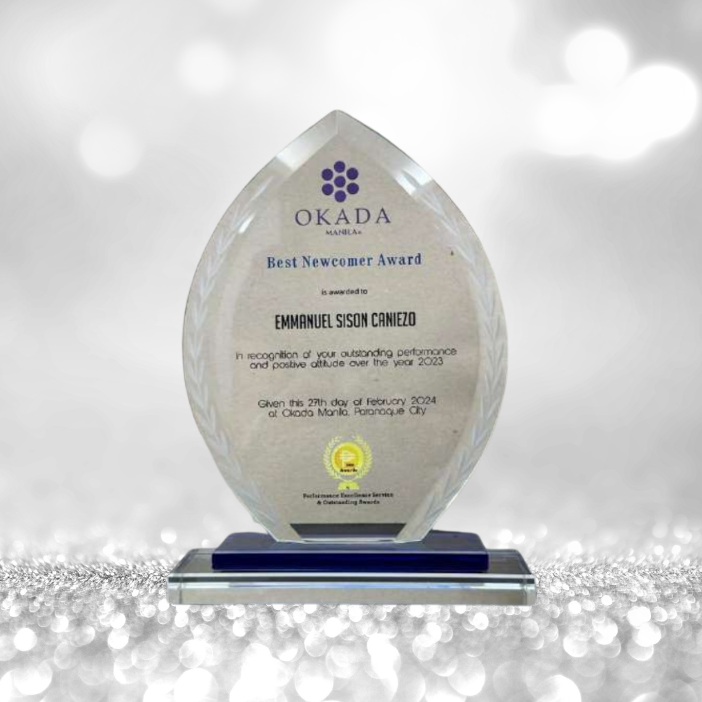 Crystal Trophy Awards - CT-018