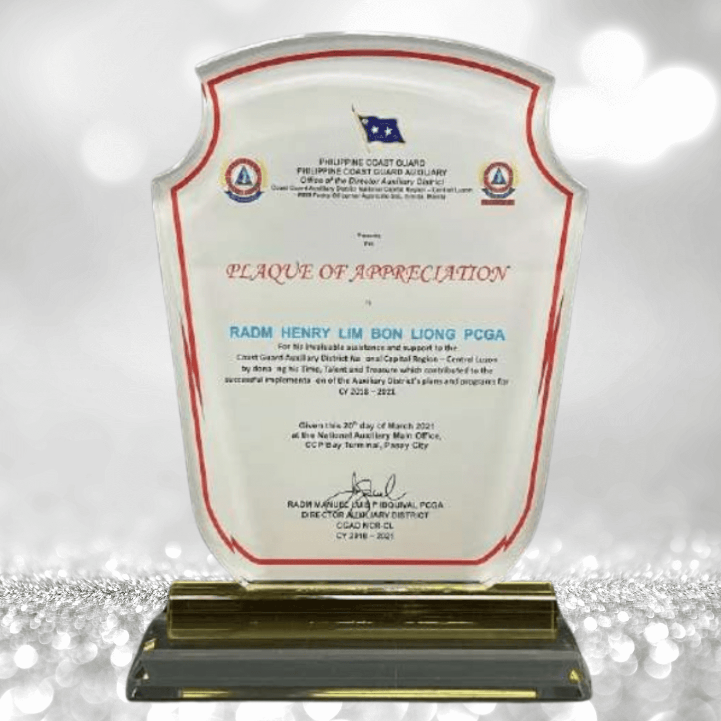 Crystal Trophy Awards - CT-043