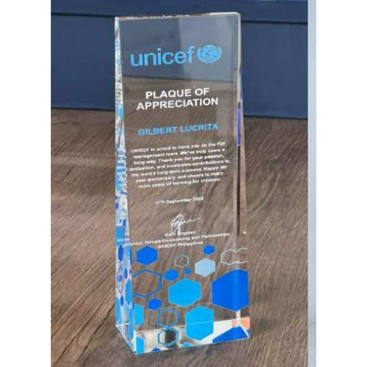 High Grade Crystal Awards and Trophies - CTK9-005