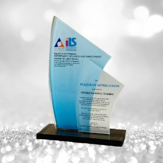 Best-Selling Glass Plaque Awards - GPA-008