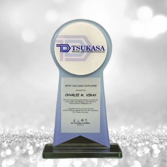 Best-Selling Glass Plaque Awards - GPA-031