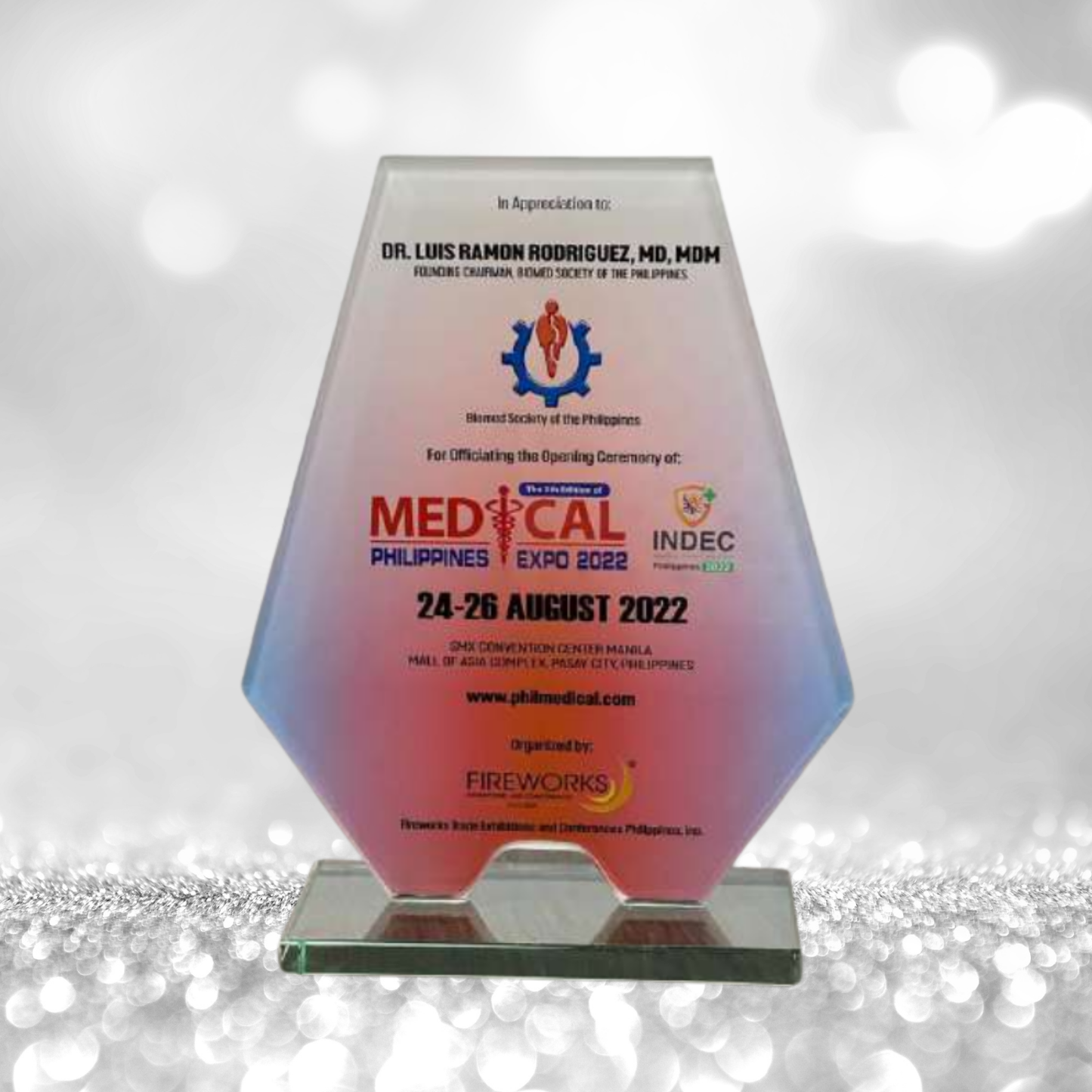 Best-Selling Glass Plaque Awards - GPA-032