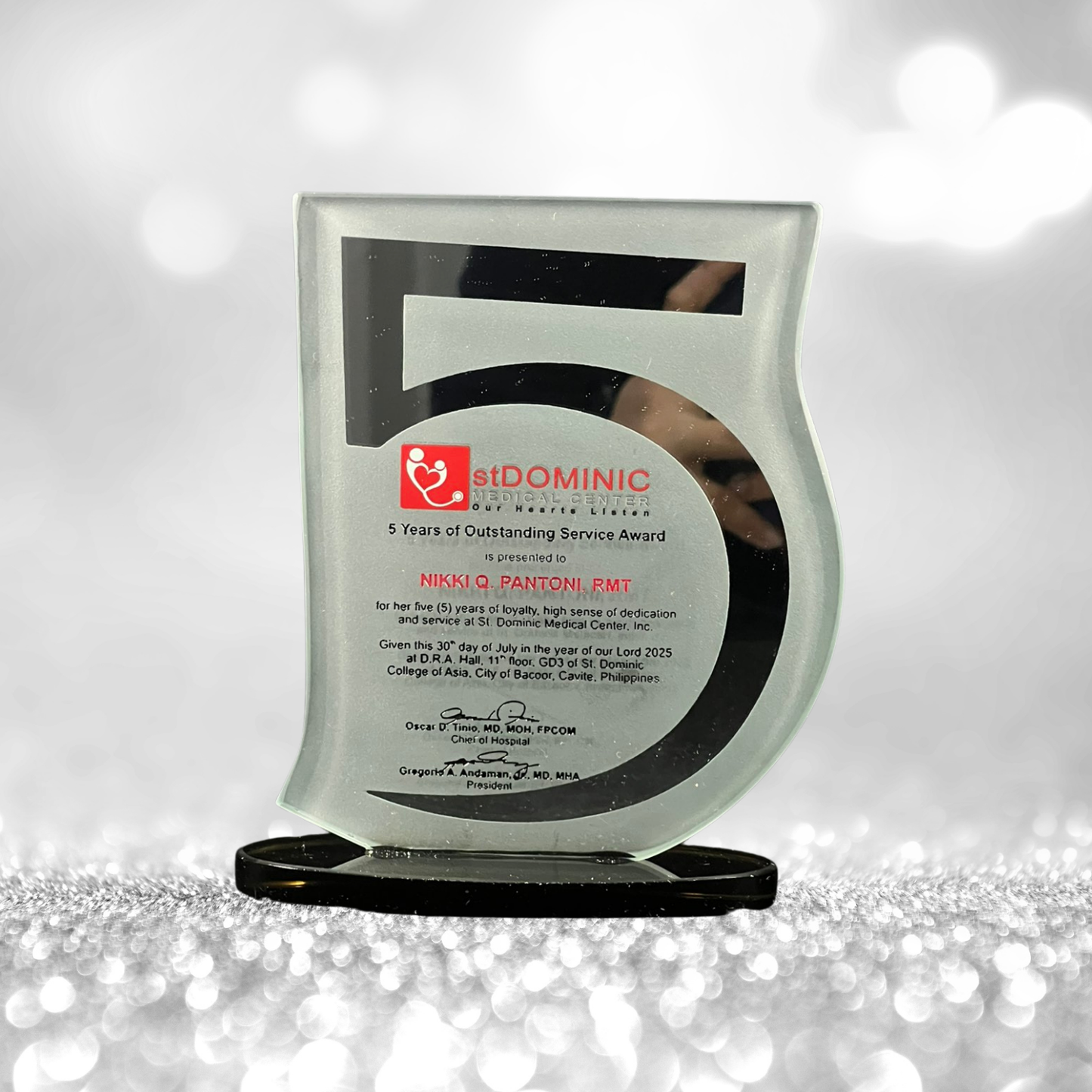 Best-Selling Glass Plaque Awards - GPA-033