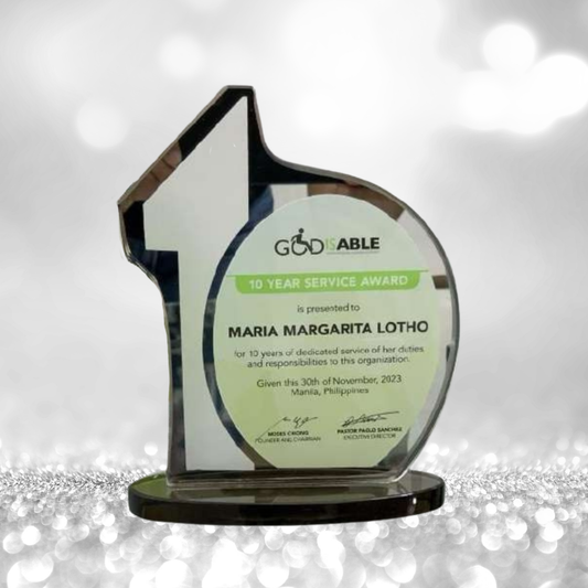 Best-Selling Glass Plaque Awards - GPA-034