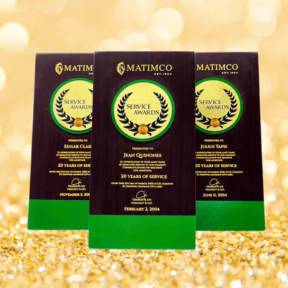 Best-Selling Wood Plaque Awards - GPA-042 *NEW DESIGN*