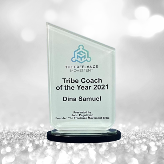 Rush Order Glass Plaque Awards - RA018