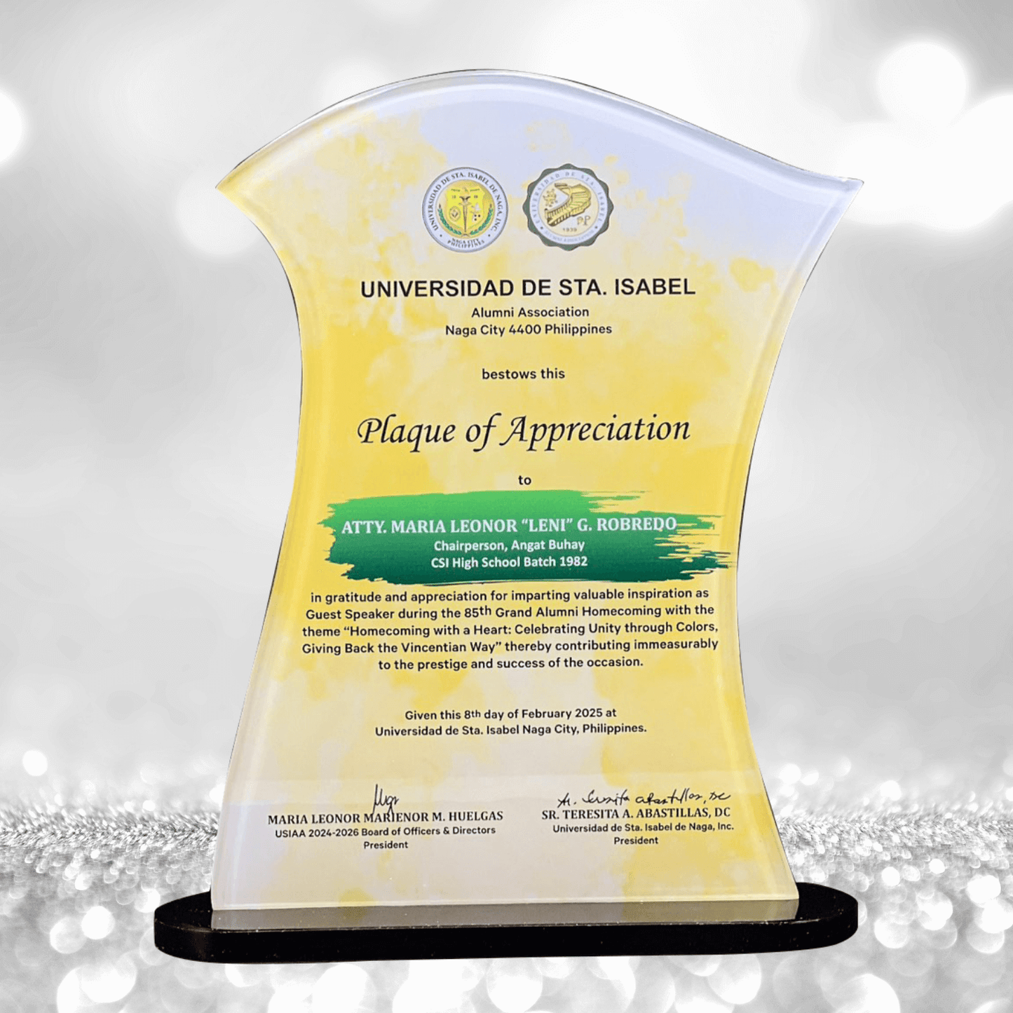 Rush Order Glass Plaque Awards - RA012