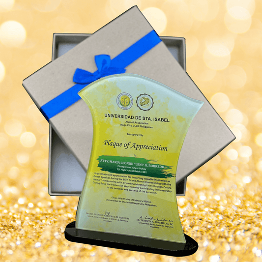 Rush Order Glass Plaque Awards - RA012