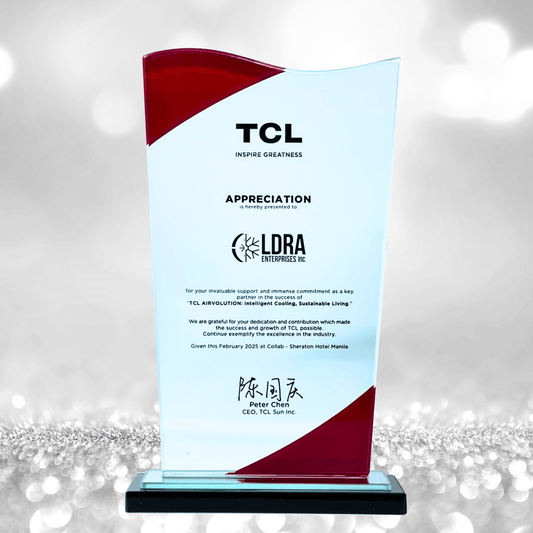 Rush Order Glass Plaque Awards - RA025