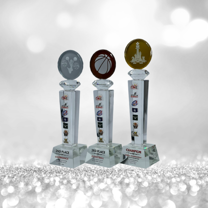 Crystal Sports Trophies And awards Design - SA-001