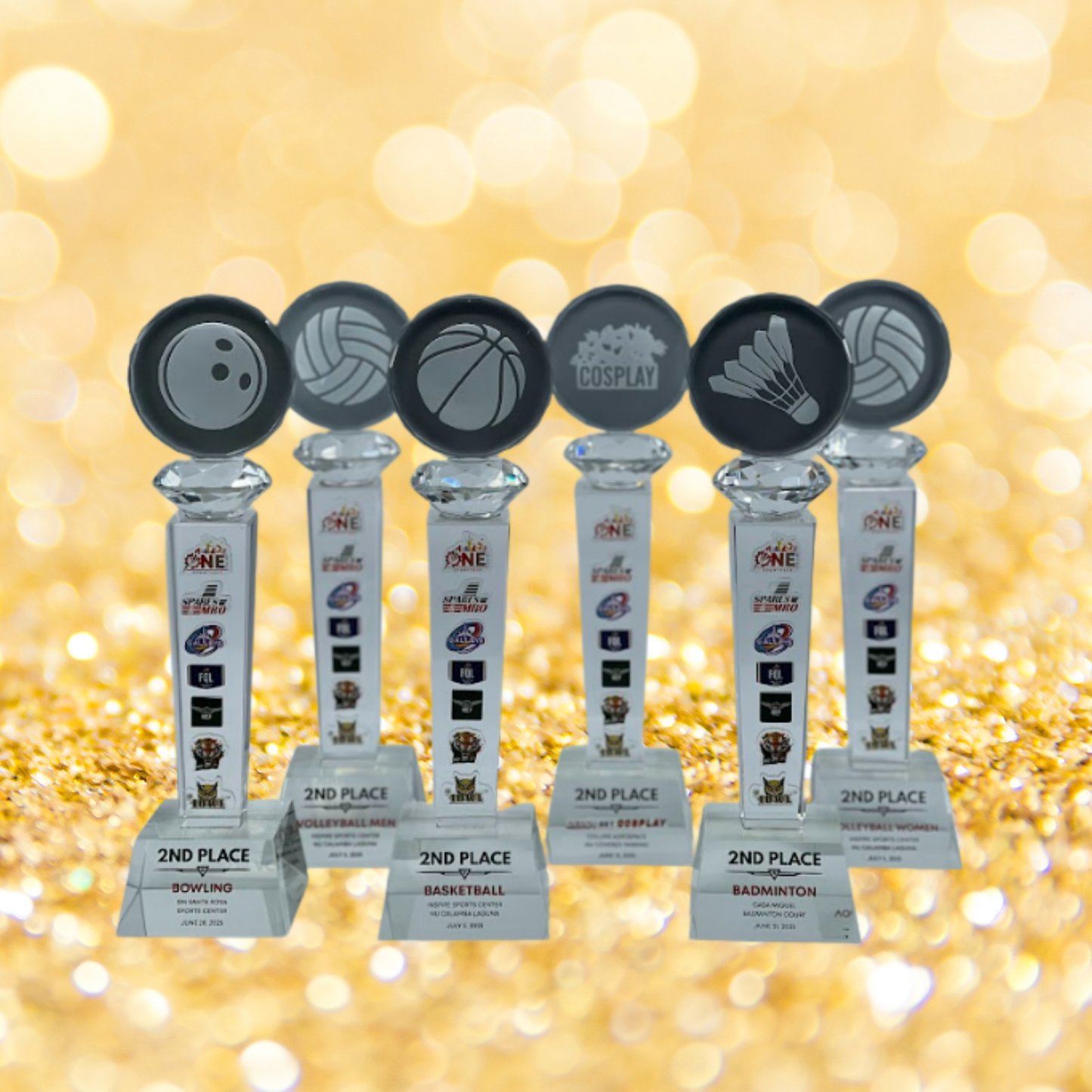 Crystal Sports Trophies And awards Design - SA-001