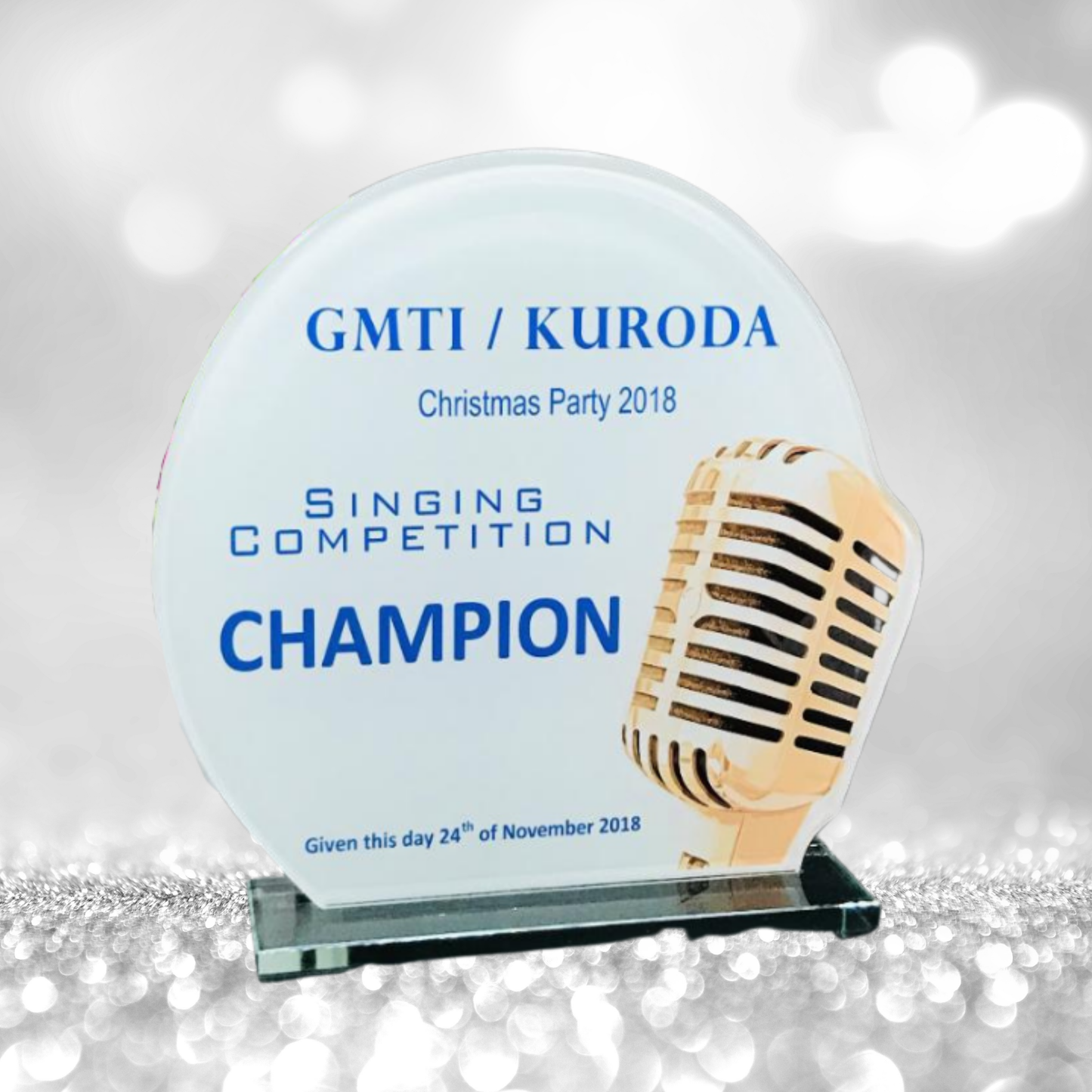 Glass Plaque and Awards Designs -SA-022