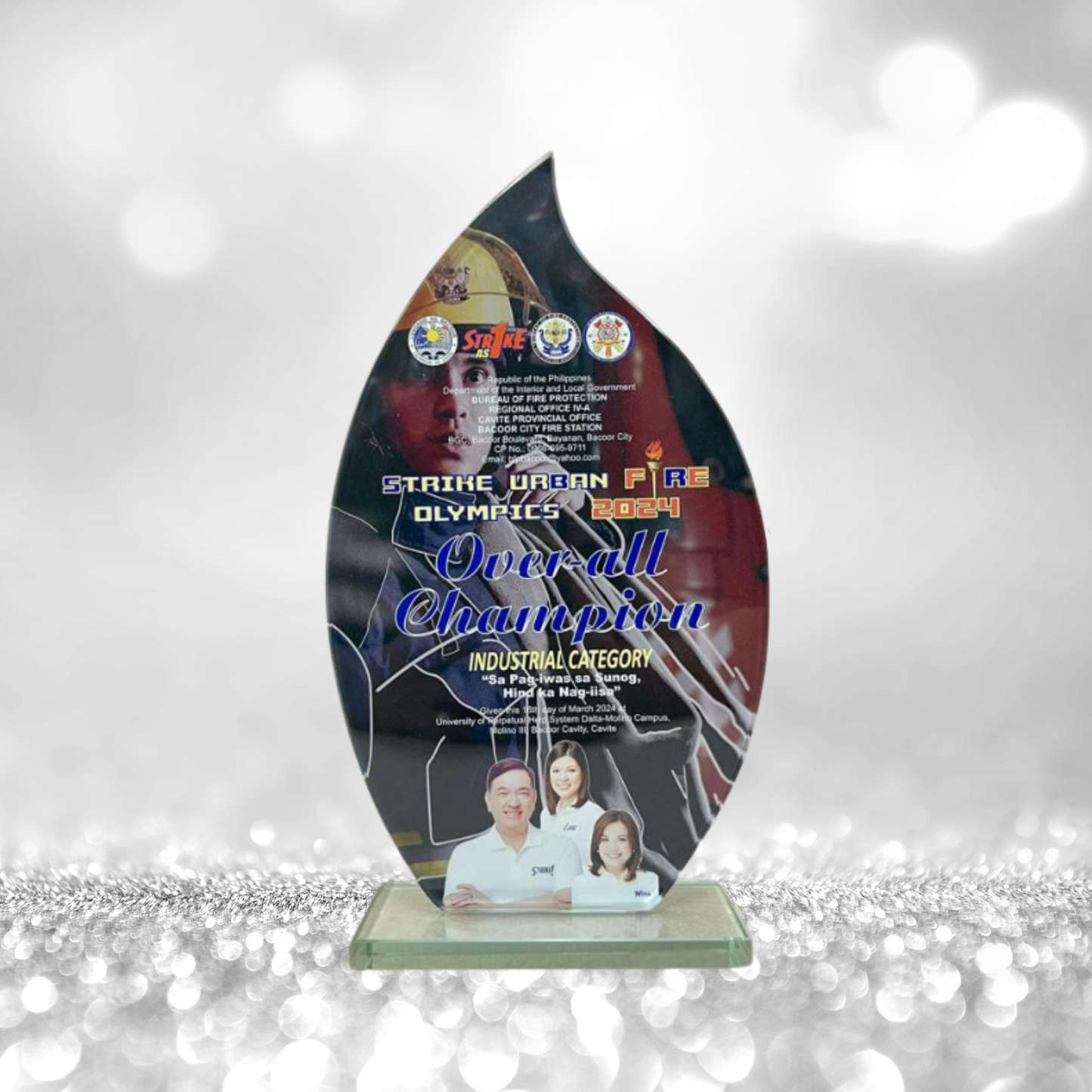 Glass Plaque and Awards Designs -SA-024