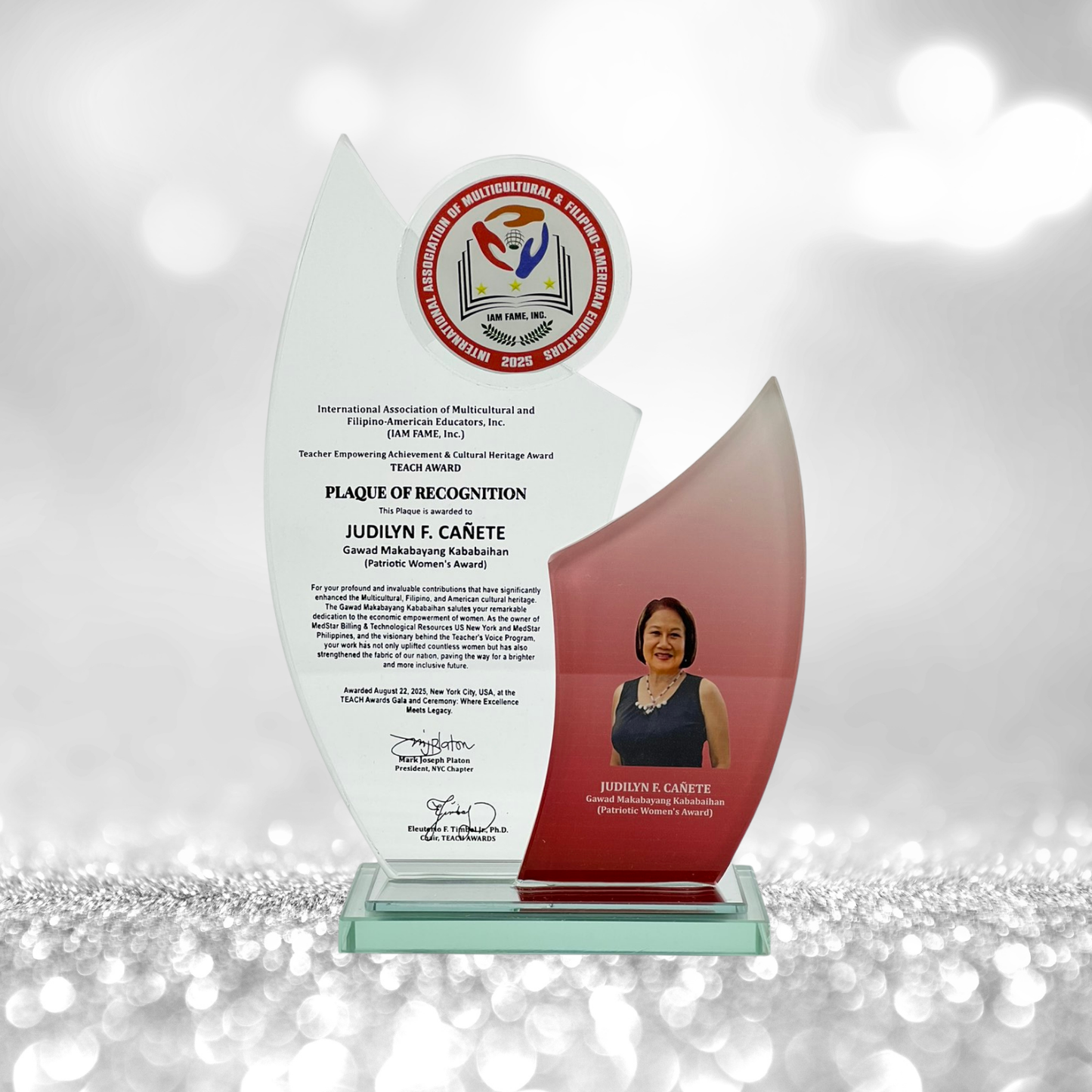 Glass Plaque and Awards Designs -SA-028