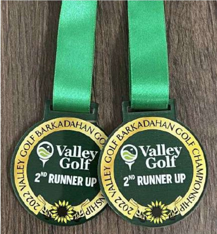 Golf Medal Designs - ACRYLIC MEDALS