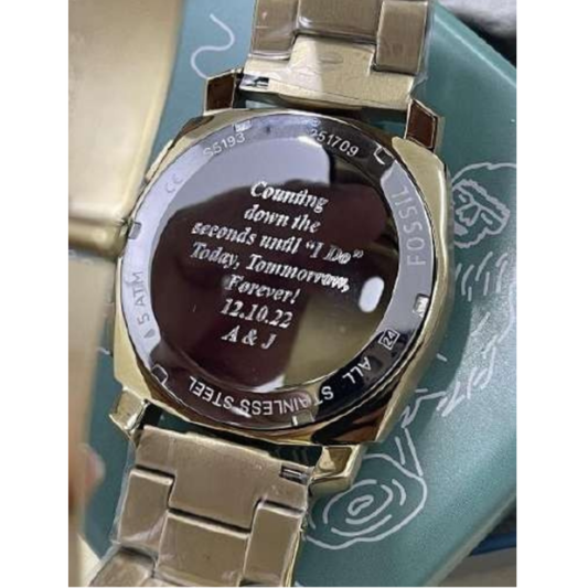 Engraving Services-Watch- WATCH DIGITAL ENGRAVING