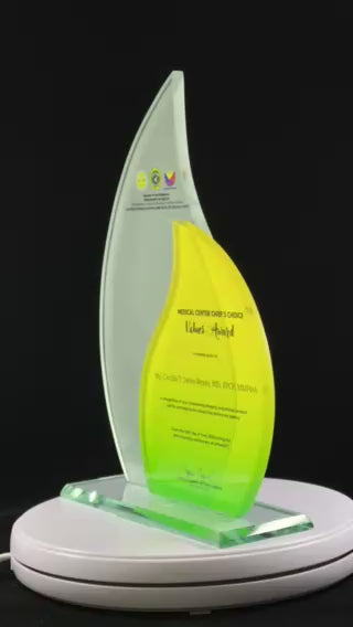 Best-Selling Glass Plaque Awards - GPA-021