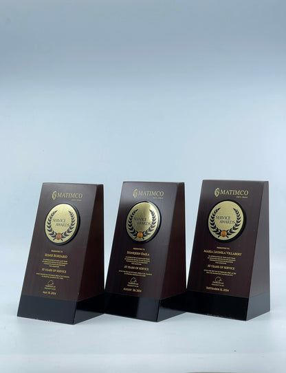 Best-Selling Wood Plaque Awards - GPA-042 *NEW DESIGN*