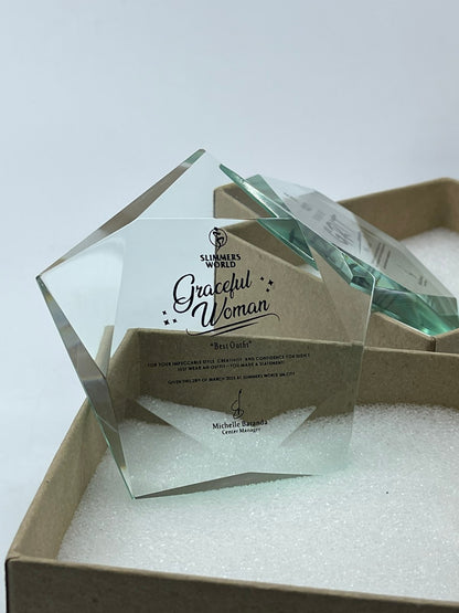 Glass Tokens & Desk Accessories - GDA-012