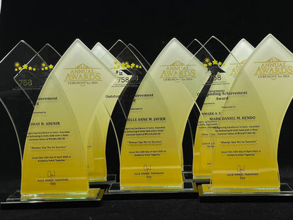 Best-Selling Glass Plaque Awards - GPA-014
