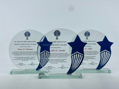 Best-Selling Glass Plaque Awards - GPA-024