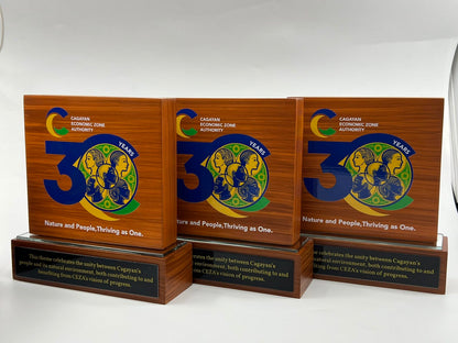 Best-Selling Wood Plaque Awards - GPA-040 *NEW DESIGN*