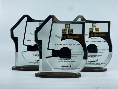 Best-Selling Glass Plaque Awards - GPA-035 | 16-20