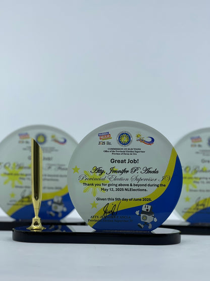 Glass Tokens & Desk Accessories - GDA-009