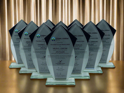 Best-Selling Glass Plaque Awards - GPA-013