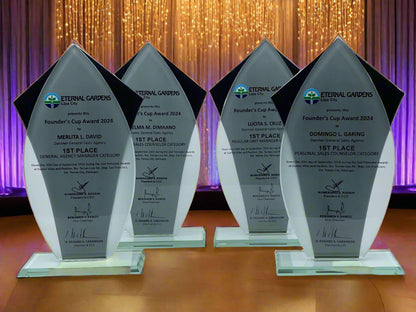 Best-Selling Glass Plaque Awards - GPA-013