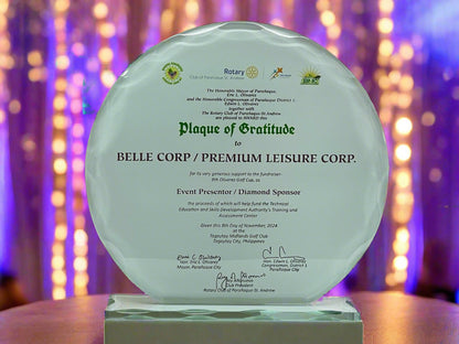 Best-Selling Glass Plaque Awards - GPA-029