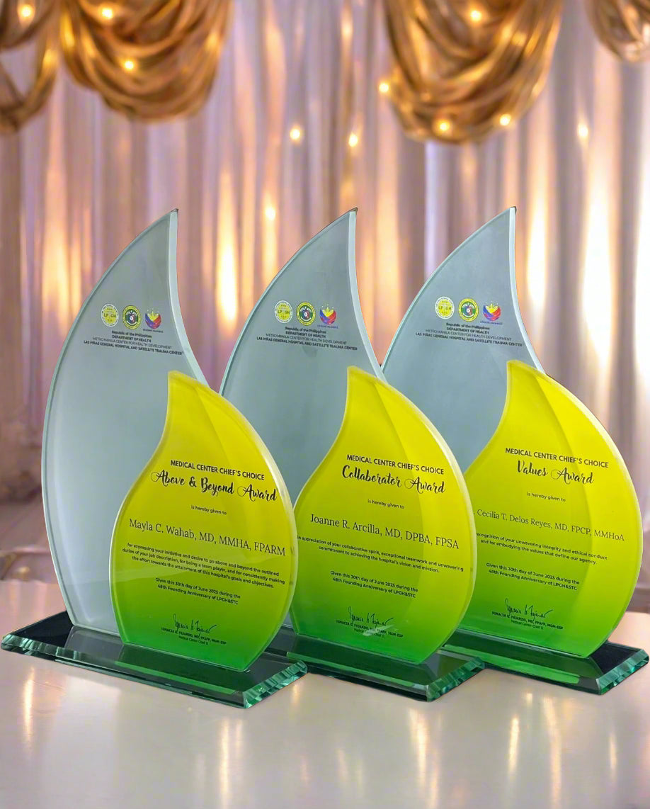 Best-Selling Glass Plaque Awards - GPA-021