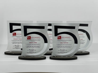 Best-Selling Glass Plaque Awards - GPA-033
