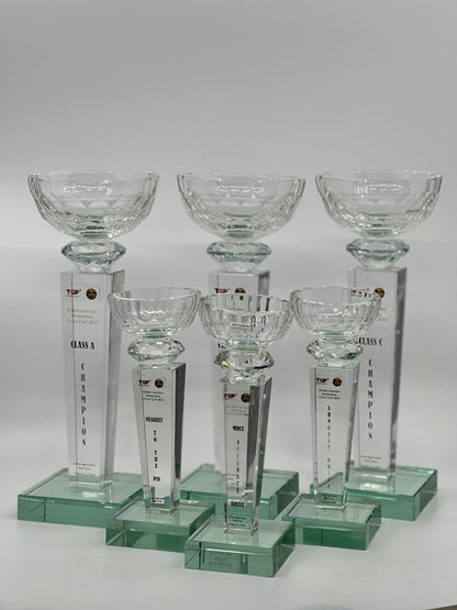 Crystal Sports Trophies And awards Design - SA-004