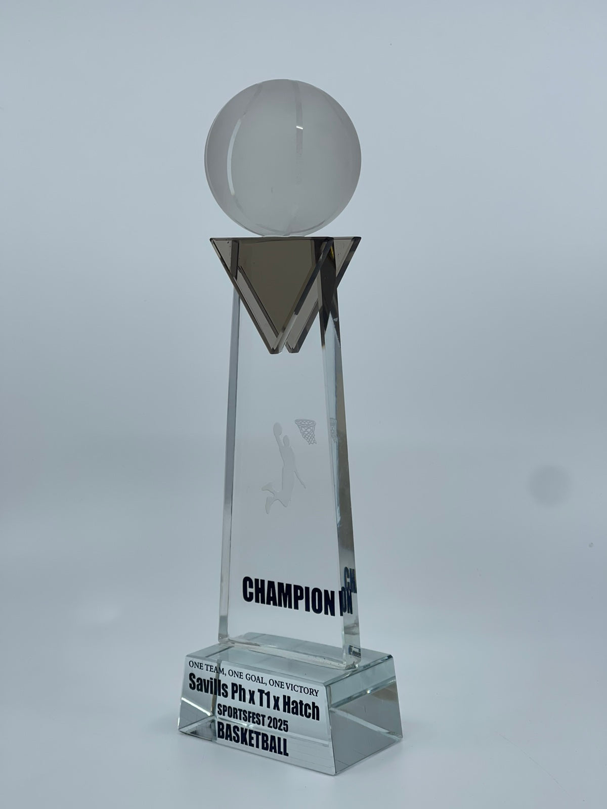 Crystal Sports Trophies And awards Design - SA-003