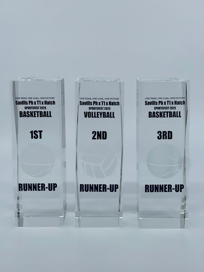 Crystal Sports Trophies And awards Design - SA-005