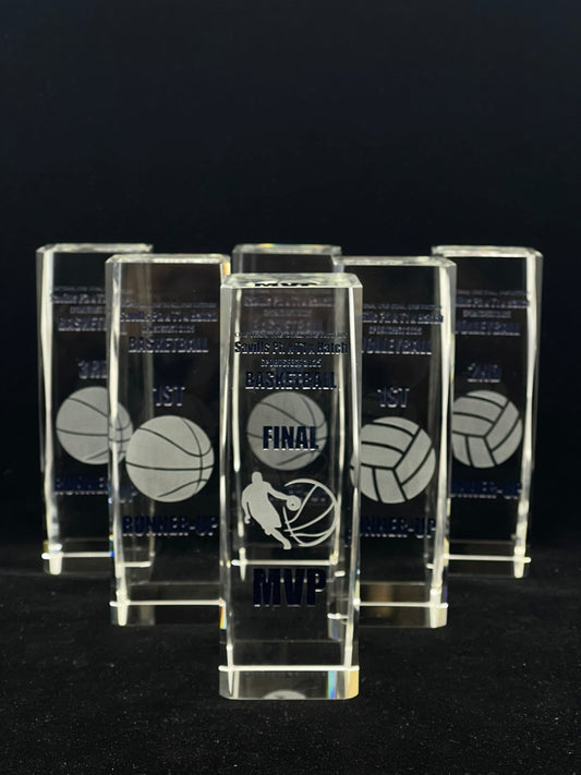 Crystal Sports Trophies And awards Design - SA-005