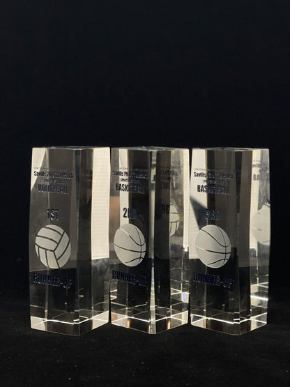 Crystal Sports Trophies And awards Design - SA-005