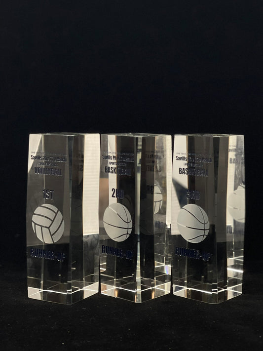 Crystal Sports Trophies And awards Design - SA-005